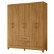 Guarda Roupa Casal Panama 6P 153 cm Freijo Moval