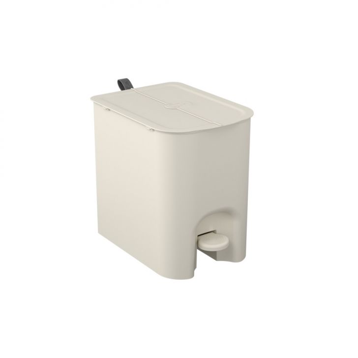 Lixeira Borboleta Cinza Clara 12 L