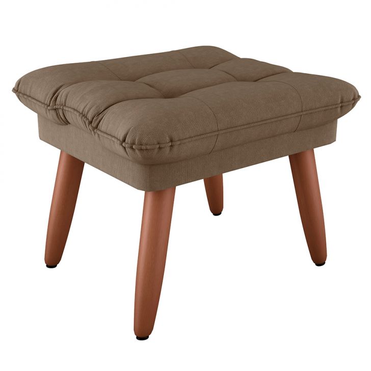 Puff Nantes Suede Capuccino