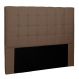 Cabeceira Queen Verona Suede Caramelo