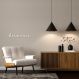 Palavra de Parede em Relevo Harmonia 120x21 Branco