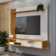 Painel Pitombeiras para TV 65 Polegadas Nature Off White