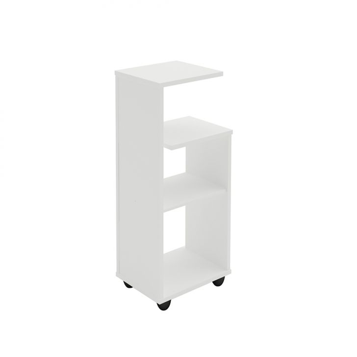 Mesa Lateral Retangular Bis Branca