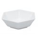 Kit 04 Tigelas Melamina Hexagonal Branca 700Ml