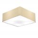Plafon Quadrado Md-3051 Cúpula em Tecido 15/45x45cm Algodão Crú - Bivolt