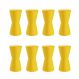 Conjunto com 8 Bancos | Banquetas Dub Amarelo