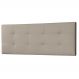 Cabeceira Painel Casal 1,40m Berlim Suede Bege - Pallazio