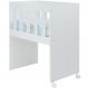 Mini Berço Moises Com Colchao E Rodizios BBI54 Branco Dtall