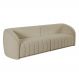 Sofá 04 Lugares Para Sala De Estar 292 cm Lazio M03 Bouclê Bege - Lyam Decor
