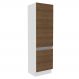 Paneleiro Armário de Cozinha 100% MDF 60 cm 2 Portas Branco/Rustic Acordes Madesa
