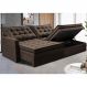 Sofá Sem Caixa Retrátil Baú 1,80m Cama inBox Secret Suede Velusoft Vermelho