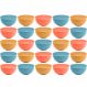 25 Cumbucas Plástica Bambu 500ml Bowls Coloridos Lyor Restau