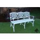 Banco | Banqueta de Jardim Área Externa Búzios 3 Lugares Piscina Varanda Alumínio Fundido Artesane Móveis