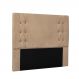Cabeceira Gênova Para Cama Box Queen 160 cm Suede Bege - D'Rossi