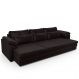Sofá Retrátil Para Sala de Estar 3 Lugares 257cm Riza S03 Couro Vinho - Lyam Decor