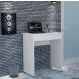 Mesa Escrivaninha Compacto Not 0,70 para Quarto e Office com Gaveta Branco
