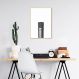 Quadro Microfone 60x43 Filete Marfim