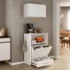 Kit Armário de Cozinha Aéreo 62,5cm com Balcão Multimóveis MP5063 Branco