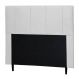 Cabeceira Donna Para Cama Box Queen 160 cm Corino Branco - D'Rossi