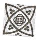 Adesivo para Azulejo Unitário Mármore Preto e Branco 15-15x15cm