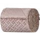 Manta Queen Brushed New Microfibra Flannel 100% Poliéster 220x230 Funghi