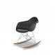 Cadeiras Eames Arm Balanço Preta