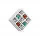 Nicho Porta Toalhas 09 Lugares 40x40cm Branco G01 - Gran Belo