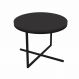 Mesa de Centro Redonda Volpi Preta 36 cm