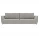 Sofá Decorativo Sala de Estar 230cm Olívia Suede Cinza G52 - Gran Belo