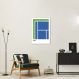 Quadro Tipos de Quadra Tênis USO 60x43 Sem Moldura