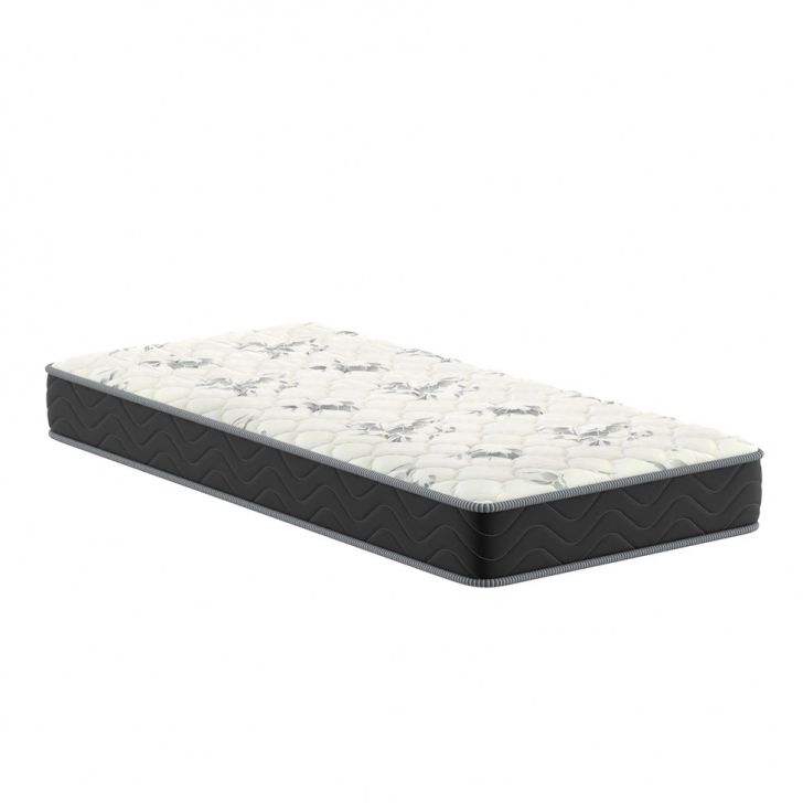 Colchão Solteiro Jade D28 (20x88x188) Preto E Branco