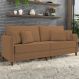 Sofá 2 Lugares Living 172cm Pé Madeira Zoe Linho Terracota Z08 - Mpozenato