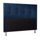 Cabeceira Solteiro 0,90m Roma Suede Azul Marinho - Pallazio