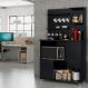 Cozinha Compacta Vini 2 Portas Preta