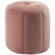Puff Puf Para Sala P09 Veludo Rosa Dmobiliario