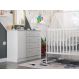 Cômoda Para Bebê Branco Espaçosa Com 04 Gavetas E 1 Porta Icp