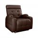 Image of Poltrona Reclinável Elétrica com Zero Wall e USB Cherokee Corino Marrom MO895UP68OGHMOB