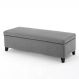 Recamier Bau Julia 1,60m Suede Cinza - Inova Decor