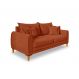 Sofá 3 Lugares Lisboa Bouclé Terracota 180 cm