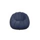 Poltrona Decorativa Concha Veludo Azul Marinho - Montanaris Decor