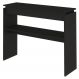 Buffet Aparador 1 Prateleira 100 Cm Preto ARLY