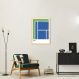 Quadro Tipos de Quadra Tênis USO 100x70 Caixa Marfim