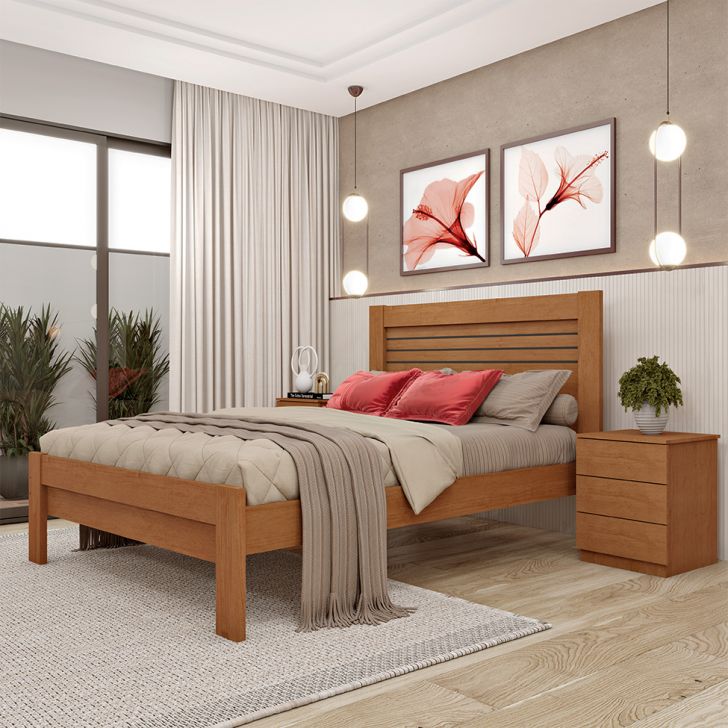 Cama Casal Safira Cinamomo