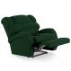 Poltrona do Papai Reclinável Kalie Controle Power Elétrico USB FH9 Veludo Verde - Mpozenato