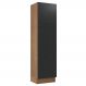 Paneleiro Armário de Cozinha 60 cm 3 Portas Rustic/Preto Agata Madesa