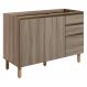 Balcao Para Pia 2P 3G 120cm MDF Kali 16417 Carvalho Toq Carvalho Toq Nicioli