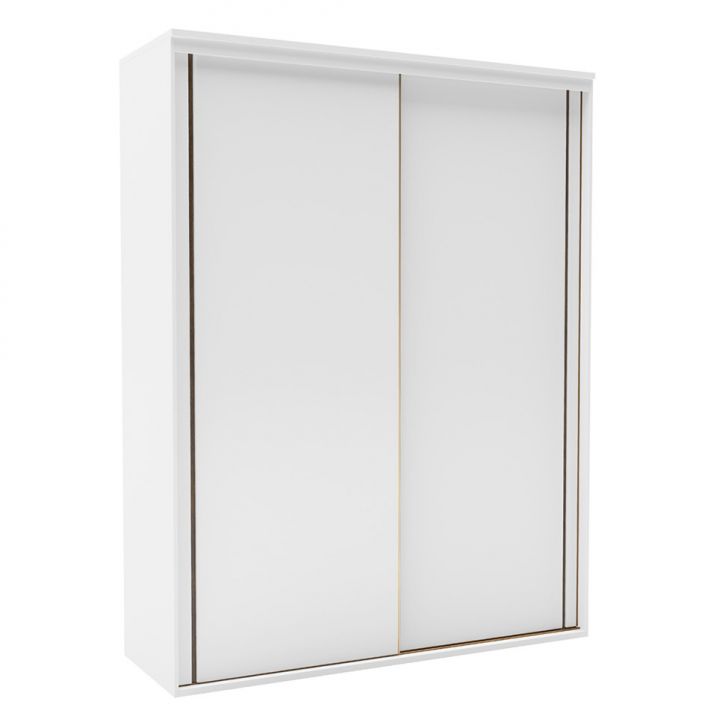 Image of Guarda-roupa Solteiro Inovatto 2 Portas 3 Gavetas Branco PLA-BE308CL68TTNMOB