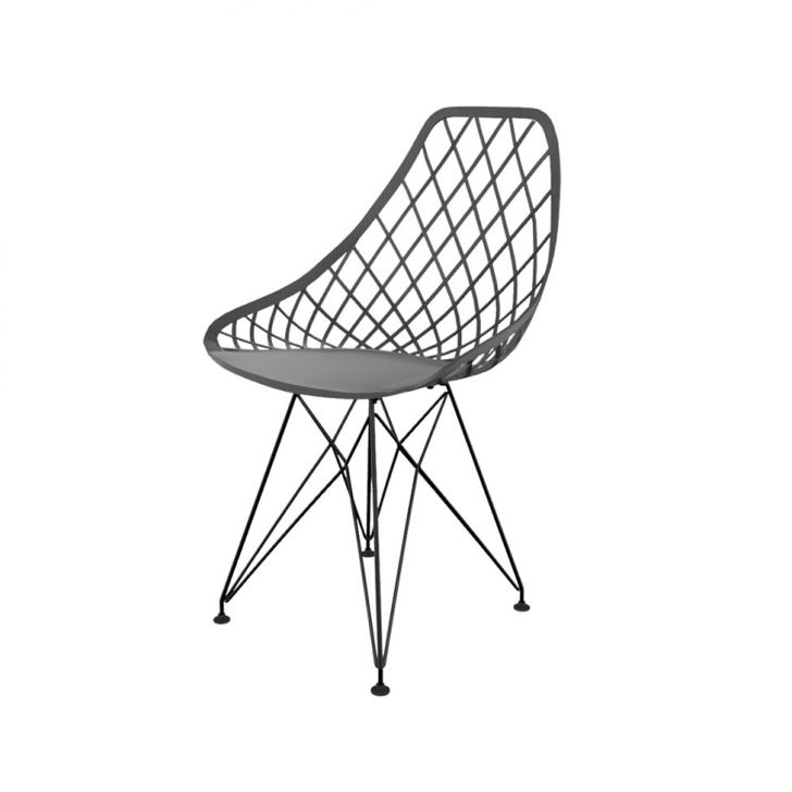 Cadeira Kayla Eiffel Konkret e Preta