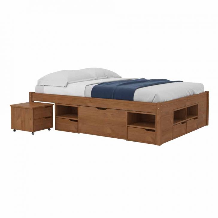 Cama Casal Kiara Madeira Maci