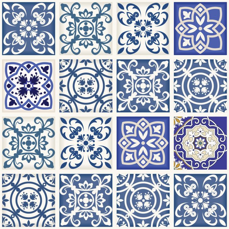 Adesivo de Azulejo para Cozinha Royal 15x15cm - 36un